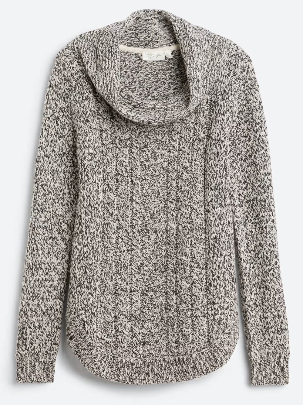 RD Style Harriette Cable Cowl Neck Sweater Grey Size Medium Stitch Fix Cozy